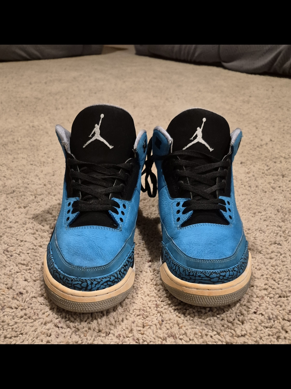 Jordan 3 Powder Blue - Picture 3 of 6